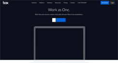 Desktop Screenshot of box.com